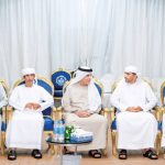ستاد الاهلي :  سعود بن صقر يعزي في وفاة حمد عبدالله نهيل العرياني